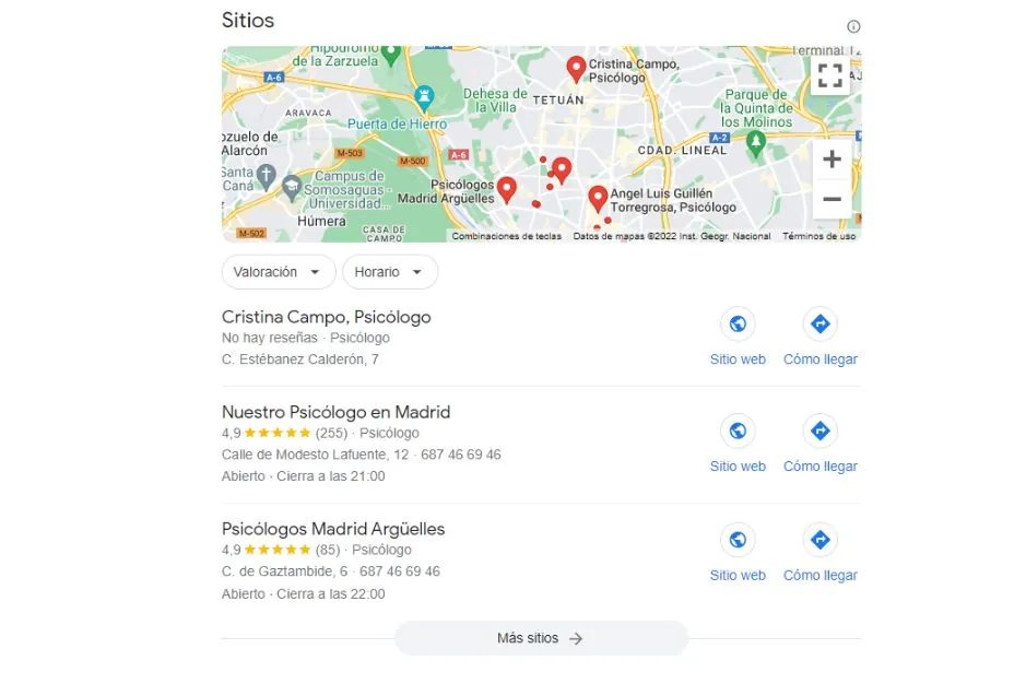 perfil empresa psicologo seo local | Neurita